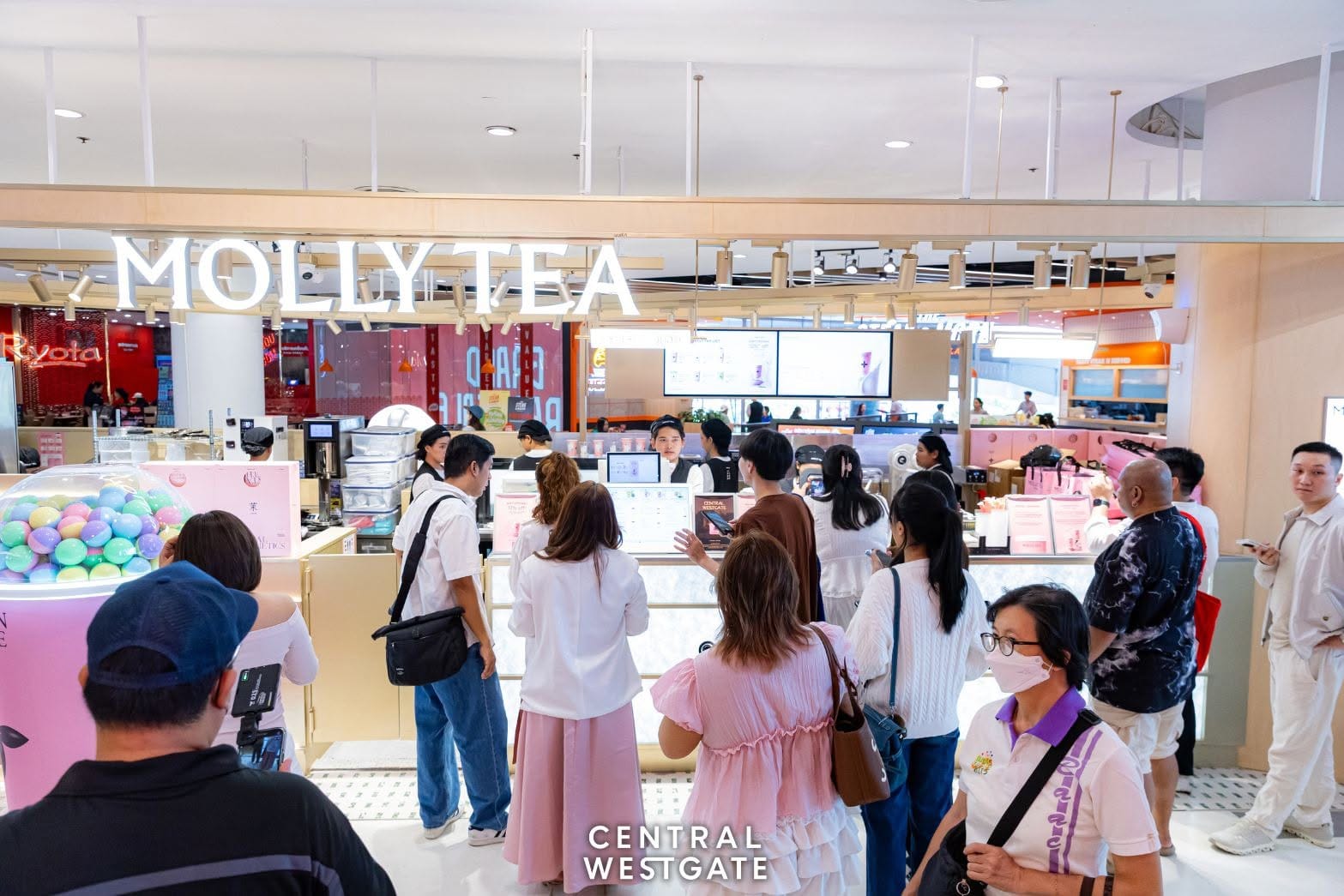 บาริสต้า Mollytea สาขา West Gate