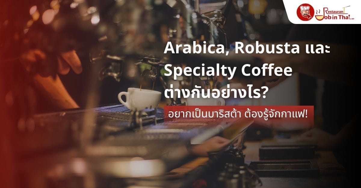 Arabica, Robusta และ Specialty Coffee ต่างกันอย่างไร?